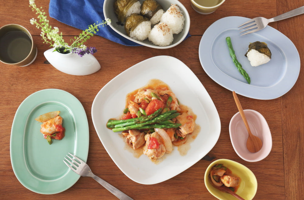 #波佐見焼をたのしむレシピ《7月のひと皿》