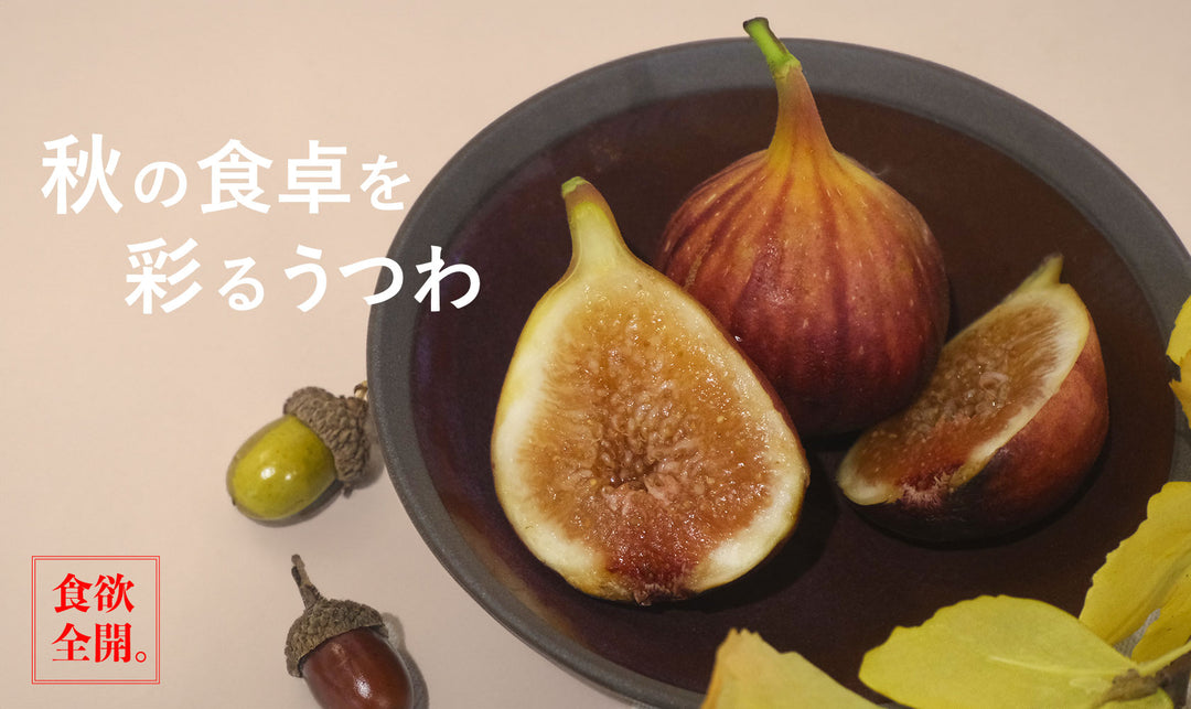 食欲全開。秋の食卓を彩るうつわ