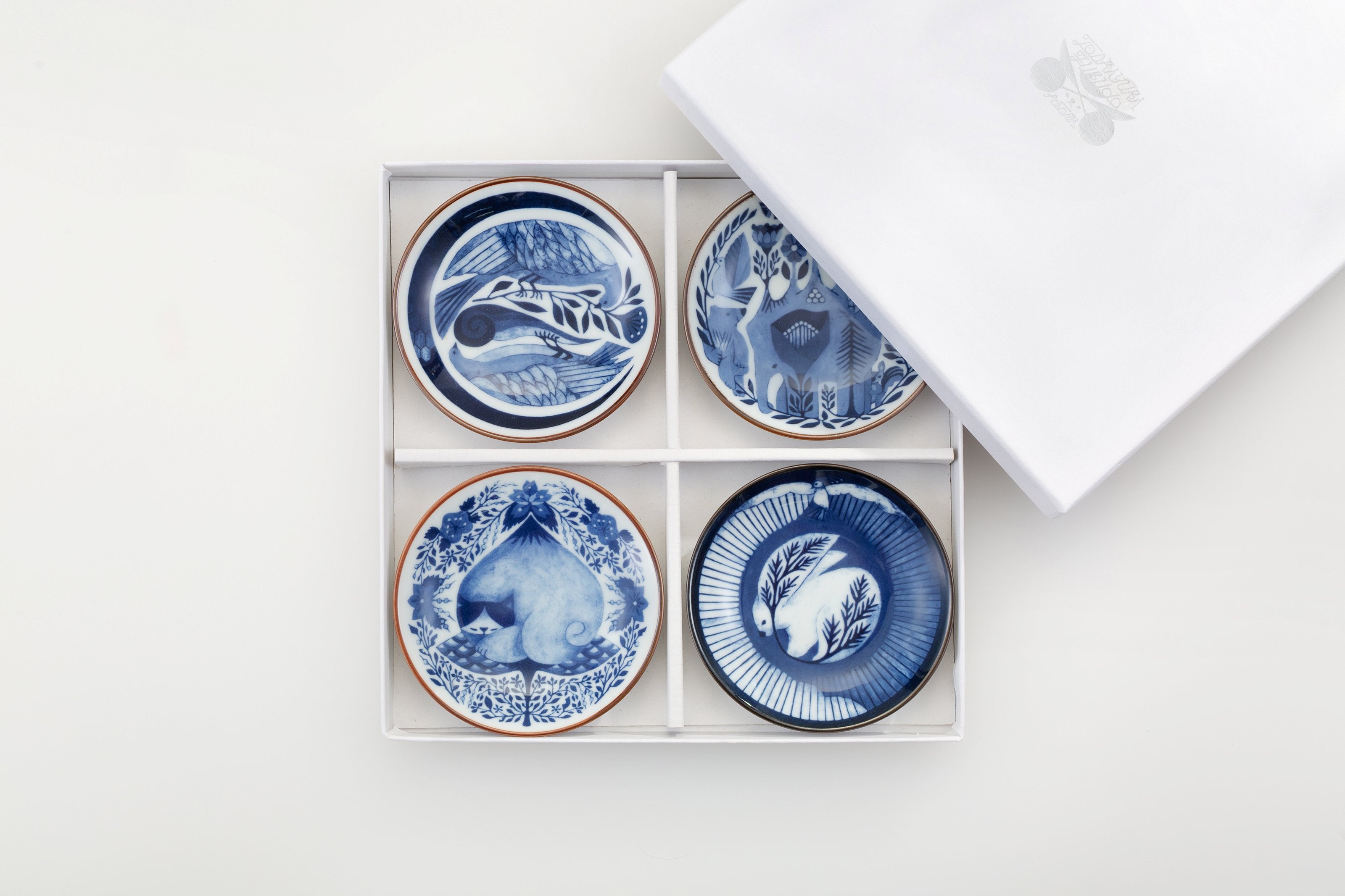 福田利之×波佐見 豆皿 四字熟語セット GS 500g - Hasami Life | 波佐見