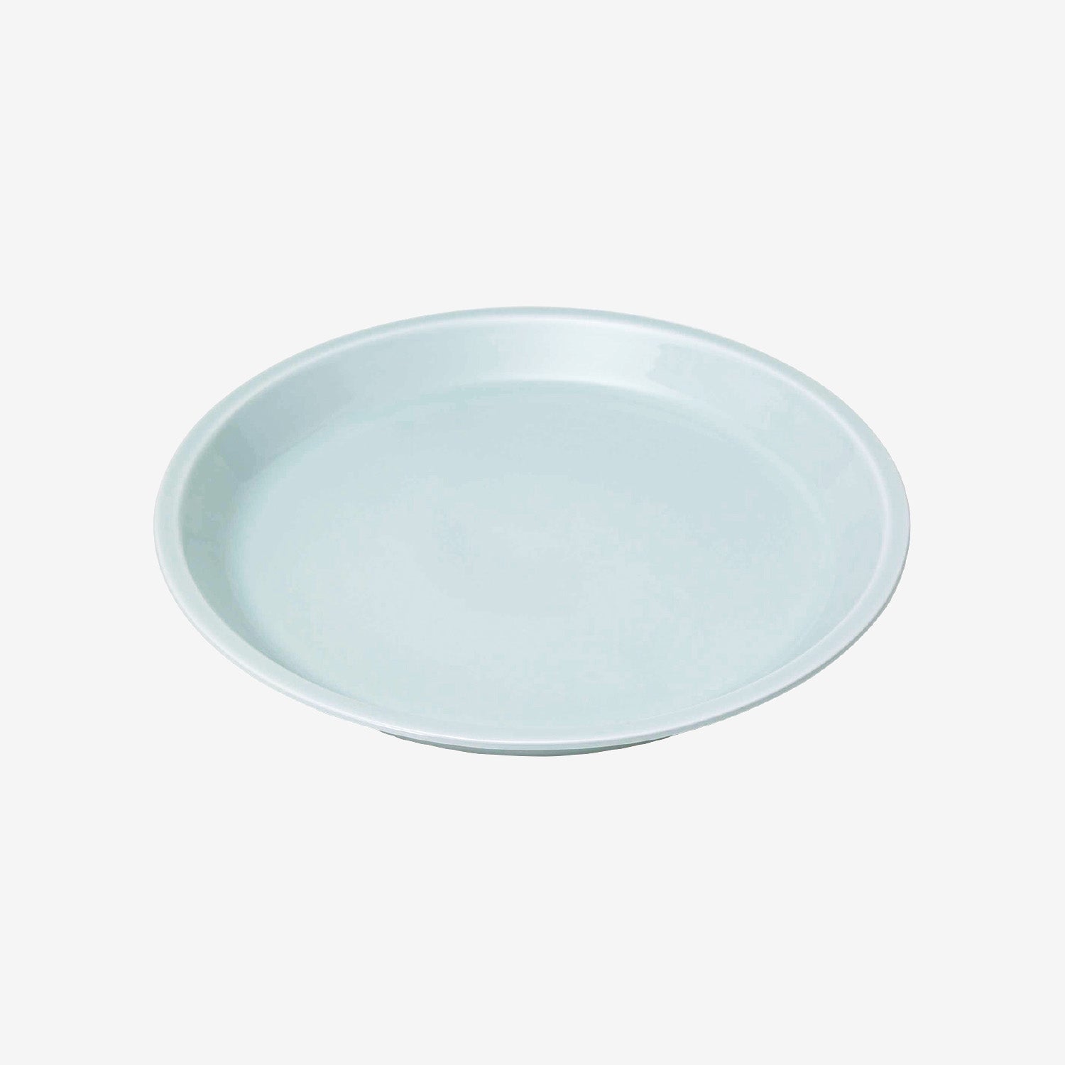 es plate〈24cm〉 青磁釉 590g - Hasami Life | 波佐見焼の通販サイト
