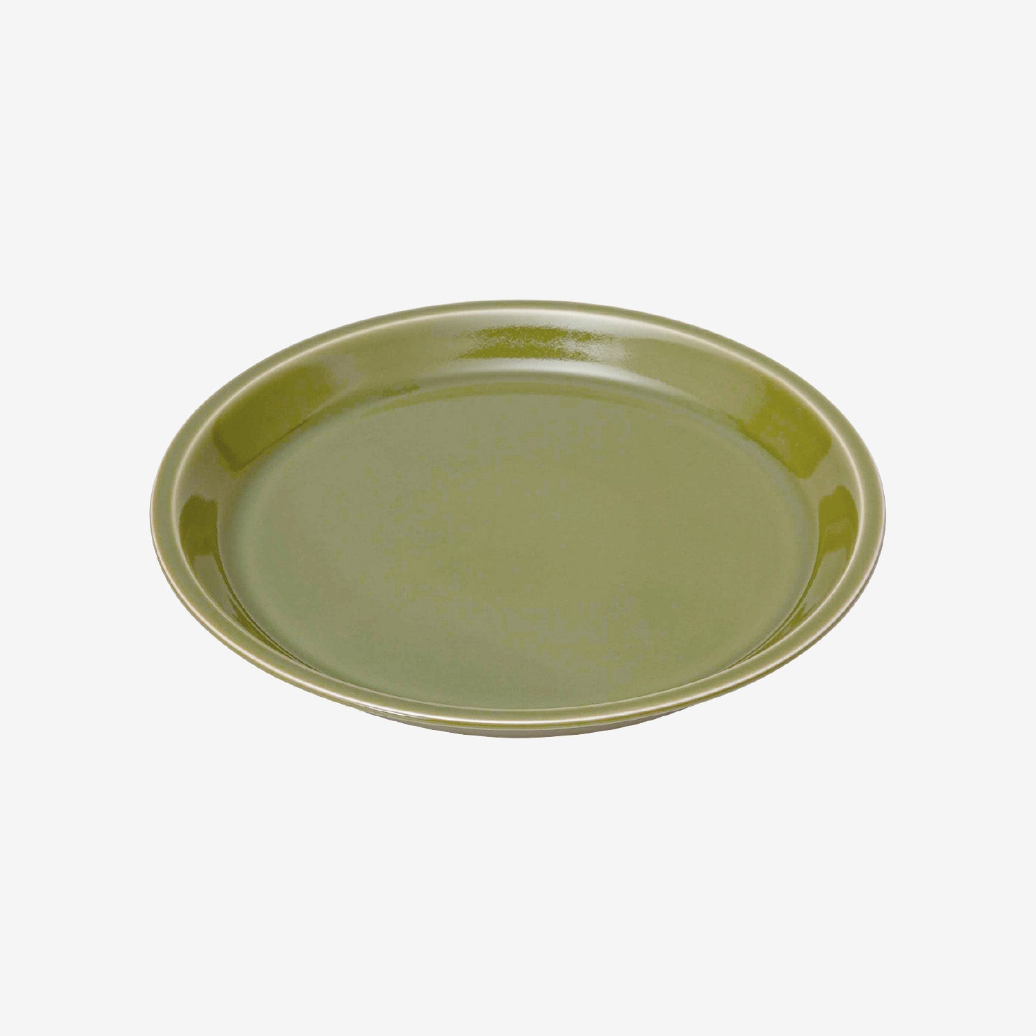 es plate〈24cm〉 青磁釉 590g - Hasami Life | 波佐見焼の通販サイト