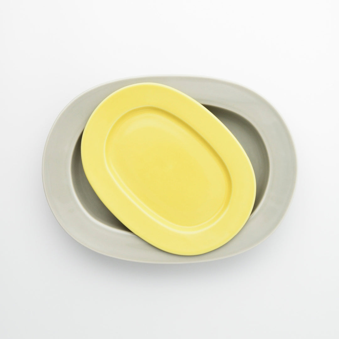 oval パスタプレート